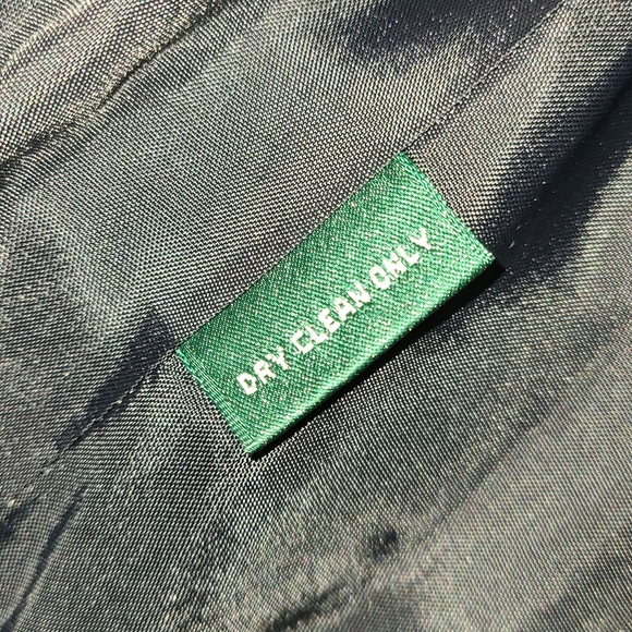 Lauren Ralph Lauren Pea Coat houndstooth woven tweed size 14 wool silk blend - Picture 7 of 12